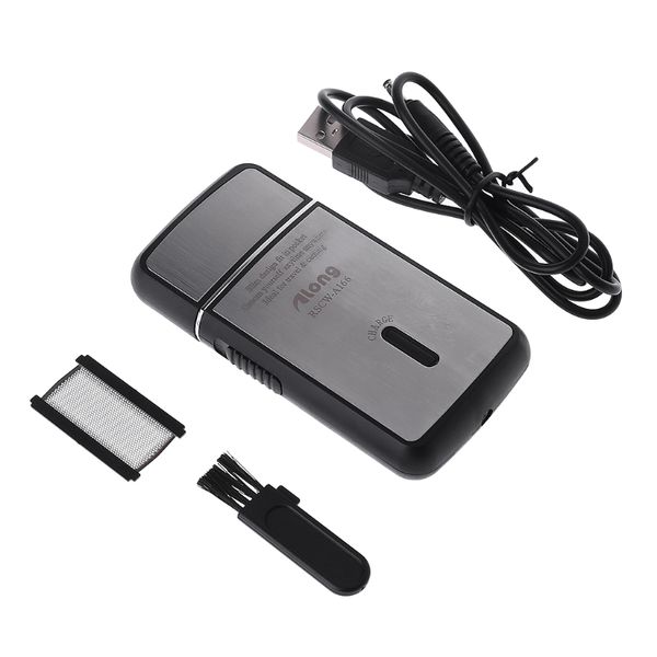

portable men's electric razor foil slim shaver usb rechargeable travel house