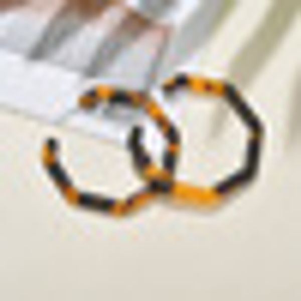 

gereit 2019 handmade acrylic earrings colorful geometric leopard hoop earrings for girls party gifts new acetate gifts, Golden;silver