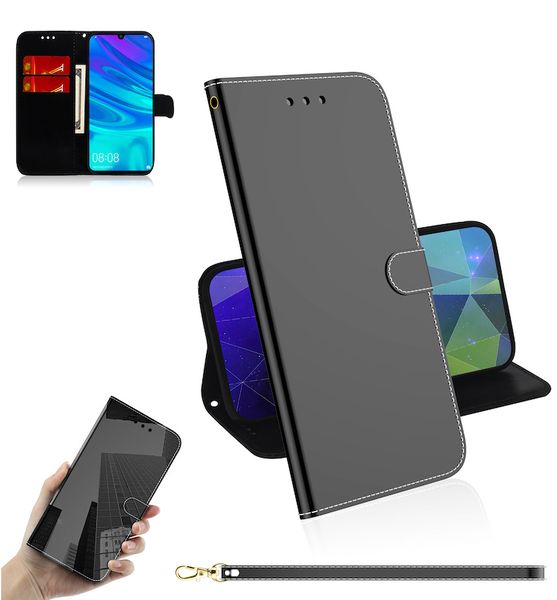 

for redmi note 7s 7a k20 note8t pro 8a xiaomi a3 cc9 pro and nokia 2.2 6.2 luxury mirror pu leather wallet phone case for sony xperia 1 5