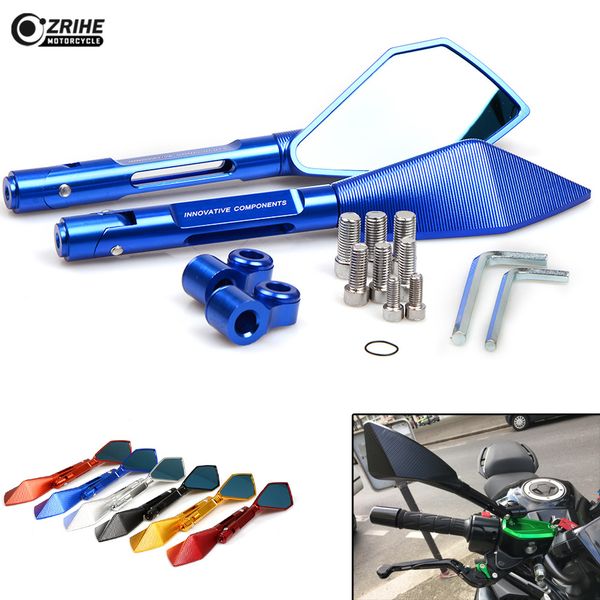 

motorcycle rearview mirrors cnc aluminum glass rear view side mirror for cbr1100xx cbr300r cb300f fa cbr500r cb500f x