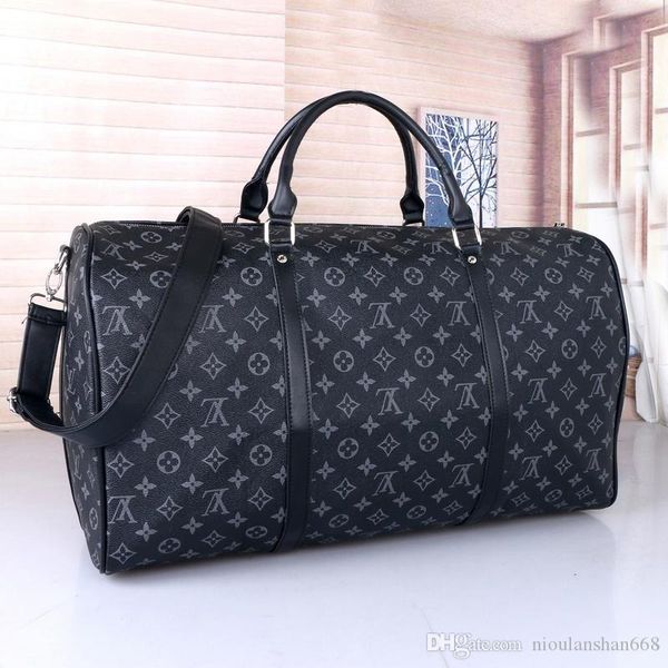 

2019 new designers luxurys handbag purse genuine leather flower pattern travel luggage duffel bags ing