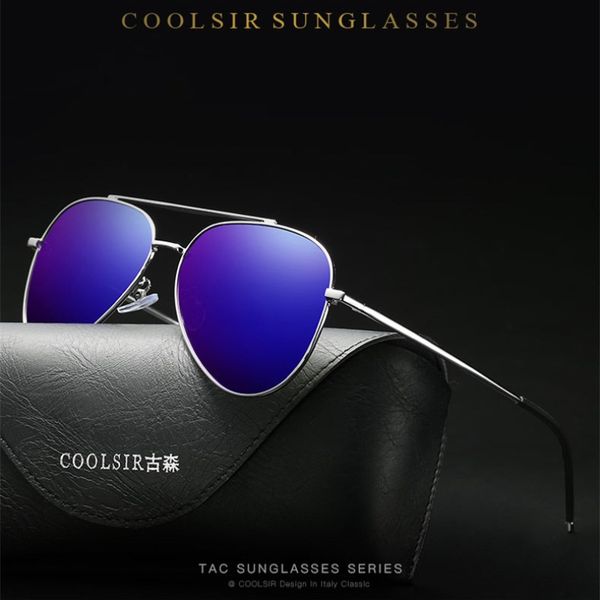 

polarized sunglasses outdoor men's new classic sunglasses polarized driving glasses, White;black