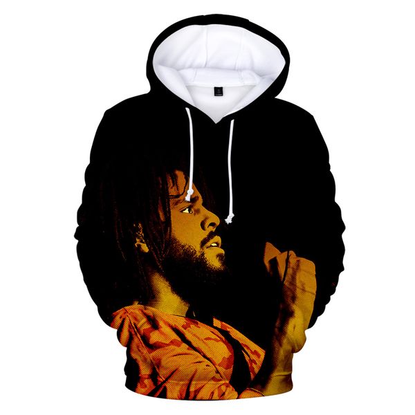 

aikooki new j.cloe 3d hoodies men/women sweatshirt fashion spring/autumn hoodie sweatshirts boys/girls casual kod outwear coat, Black