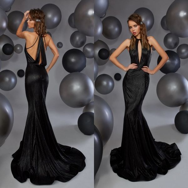

2019 new arrival evening dresses black sleeveless pageant celebrity gowns women mermaid prom occasions dresses formal party wears, Black;red