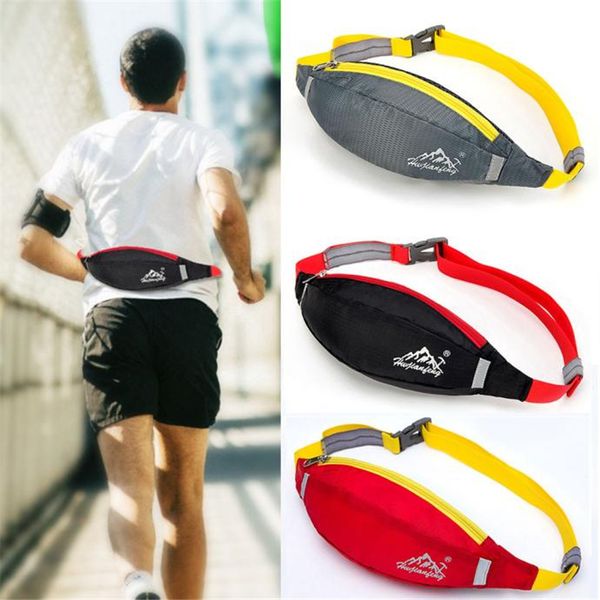 

bum waist pouch waterproof running belt fanny pack camping sport hiking zip bag phone wallet hiking waterdichte tas travel a20