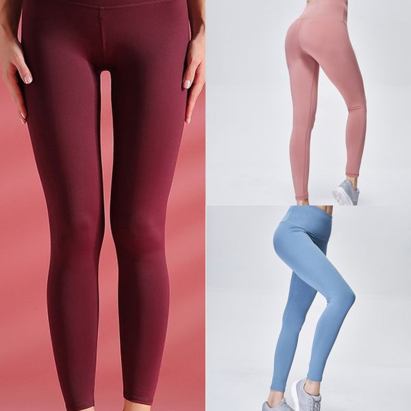 

wangyue leather yoga pant breathable buttocks sweat-absorbent sports jacquard yoga pants were thin and tight leggings women, White;red