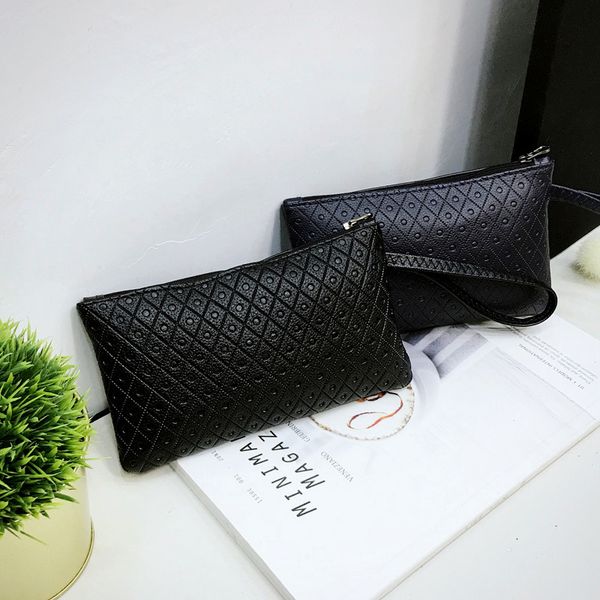 

new pu women's long embossed wallet women's bag change bag