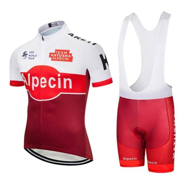 

2020 new summer katusha short sleeve men cycling jersey bike bib shorts set racing clothes ropa ciclismo bicycle clothing kits y012913, Black;red
