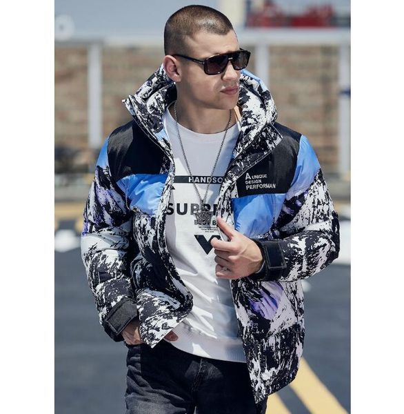 

зимний дизайнер пуховики мода снег nountain вниз пальто роскошные casual марка mens outdoorwear повседневная мужчины с капюшоном пальто одеж, Black