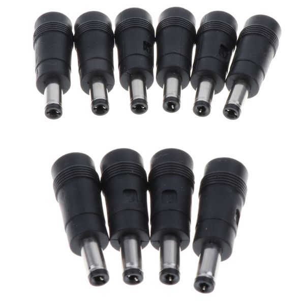 

10-pack dc 4.0x1.7mm female-socket to 5.5 x 2.1mm male powering jack adapter