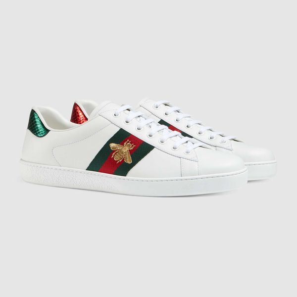 

2020 luxury sneakers basketball shoes fashion driving casual shoes for men & women designer embroidery little bee retro style, Black;white