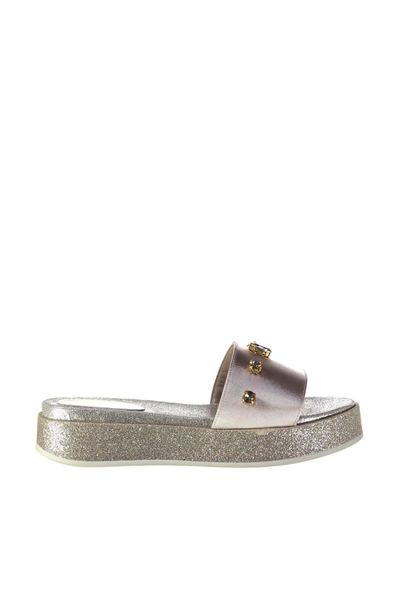 

pearl gold women 's slippers 120130009240, Black