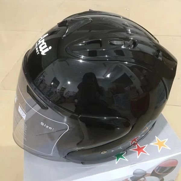 

motorcycle half black helmet single visor sale racing motocross flip up helmet in summer season