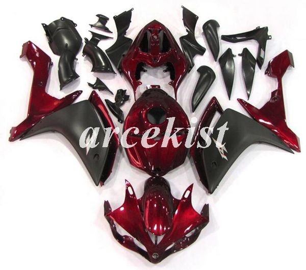 

мотоцикл новый abs литья под давлением полный бак покрытие обтекатели kits, пригодный для yamaha yzf-r1 2007 2008 07 08 кузова комплект red