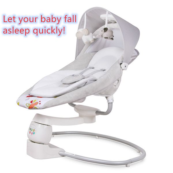 

eu safety baby rocking chair 0-3 baby electric cradle rocking chair soothing the baby's artifact sleeps newborn sleeping