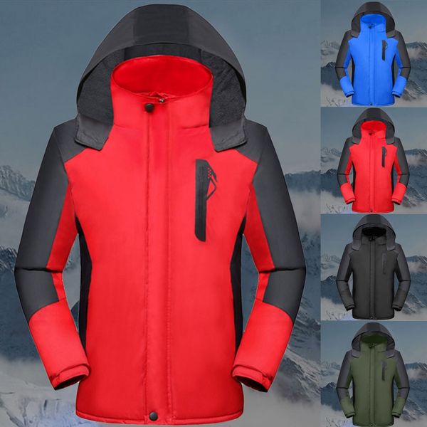 

waterproof men's hiking jackets windproof outdoor jackets men's windbreakers hydrophobic hiking clothing fishing hunting, Black;brown