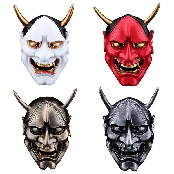 

japan hannya mask halloween collective decorative resin japanese buddhism prajna ghost scary masquerade prajna helmet mask