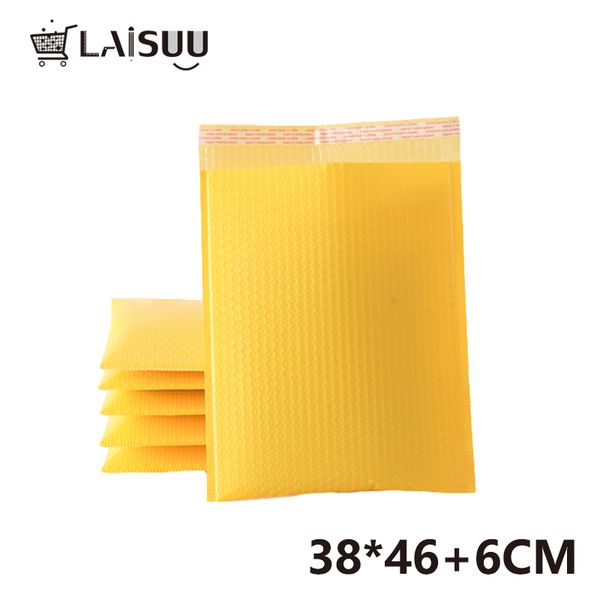 

40pcs 38*46cm yellow co-extruded film bubble envelope bag clothes express bag clothing thickening shockproof foam bubble