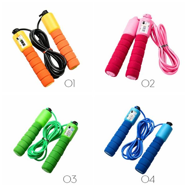 

pvc material skipping rope and counter sports fitness adjustable fast counting jumping rope