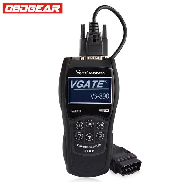 

2017 new obd2 diagnostic tool vgate vs890 obd 2 automotive scanner support multi-brands car obd2 scanner better than ad310