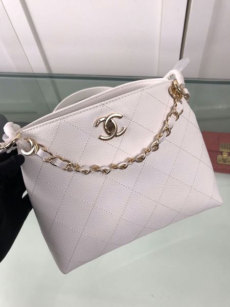 

classic lady's handbag 7a high-end custom quality handbag fashion business casual style gold metal accessories with a long shoulder str