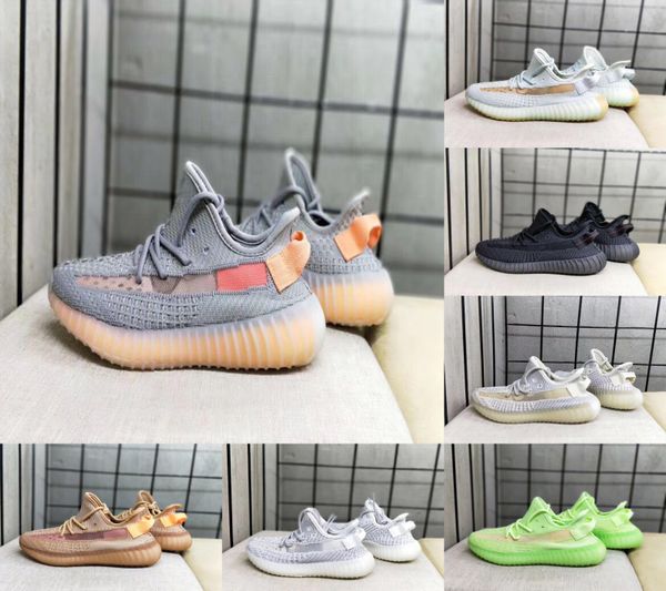 

2020 новые детские обувь детская обувь мальчики девочки малышей обувь кроссовки kanye west спорт кроссовки размер 28-35, Black