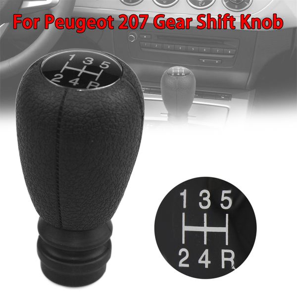 

car gear knob 5 speed gear shift lever knob lever head for 207 saxo xsara xantia c2 c3 c4 shift cover
