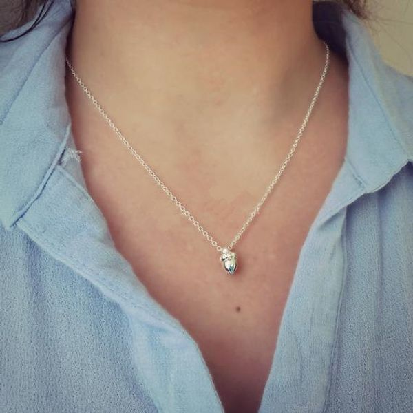 

10 nature bullet lucky nut pinecone necklace necklace small exquisite round forest cone small nuts for squirrel pine acorn jewelr dokcn