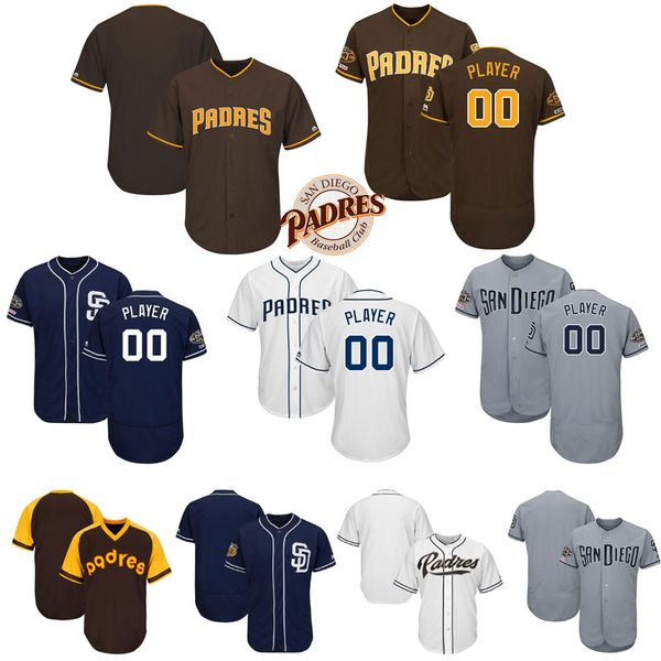 

san diego 2020 season padres jersey 23 fernando tatis jr. 59 chris paddack manny machado eric hosmer wil myers margot hunter, Black;white