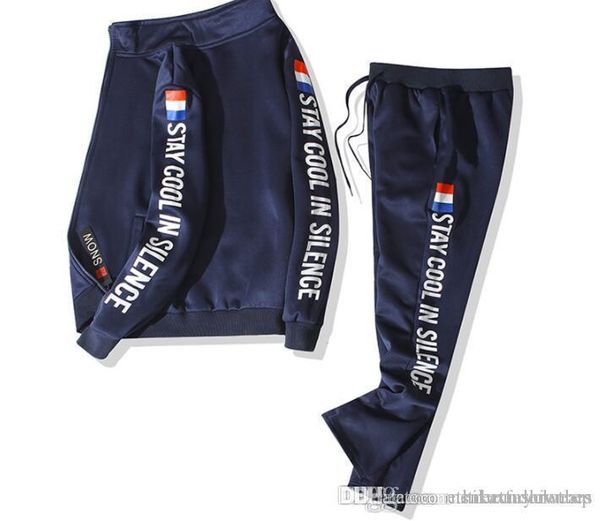 

осень гоша мужская мода костюмы конструктора jacket zipper up повседневные брюки 2pcs одежда наборы походные костюмы 6xl 8xl, Gray