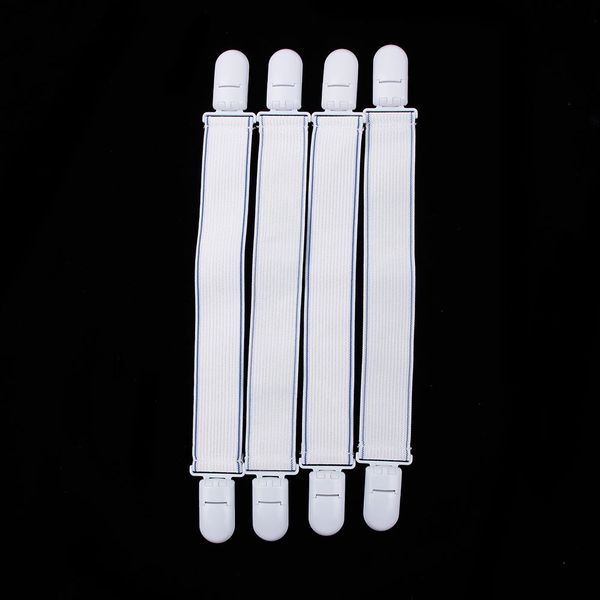 

4pcs bed sheet mattress fasteners elastic grippers clothes clip holder strap