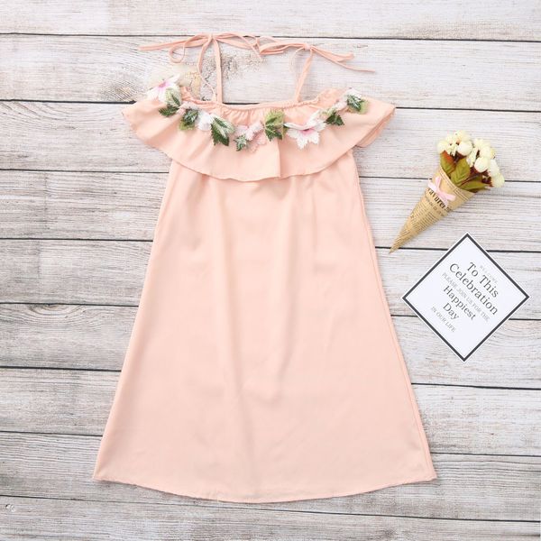 

mommy daughter toddler baby kids girl floral straps dress outfits family clothes casual clothes vestido infantil summer 2019, Red;yellow
