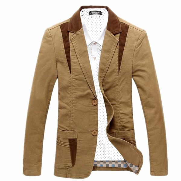 

2019 new luxury men cotton uit dre blazer lim fit male bla er ma culino jacket wedding blazer for men regular plu ize
