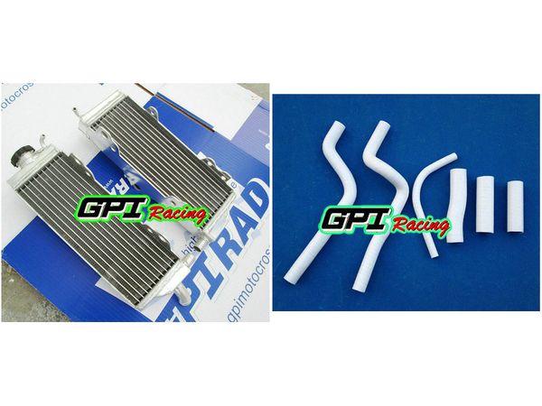 

aluminum radiator + white hose for cr500 cr500r 90-01 91 92 93 94 95 96 97 98 99 00 1990-2001