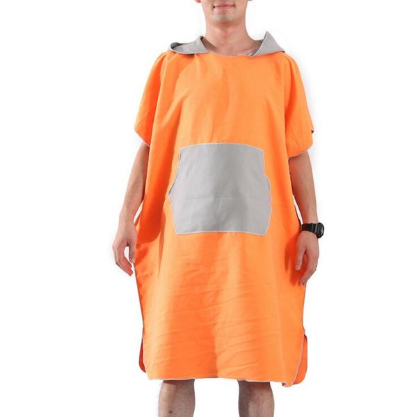 2020 Beach Changing Clothes Bath Towel Colorful Hooded Quick Dry Swimming Poncho Outdoor Sports
