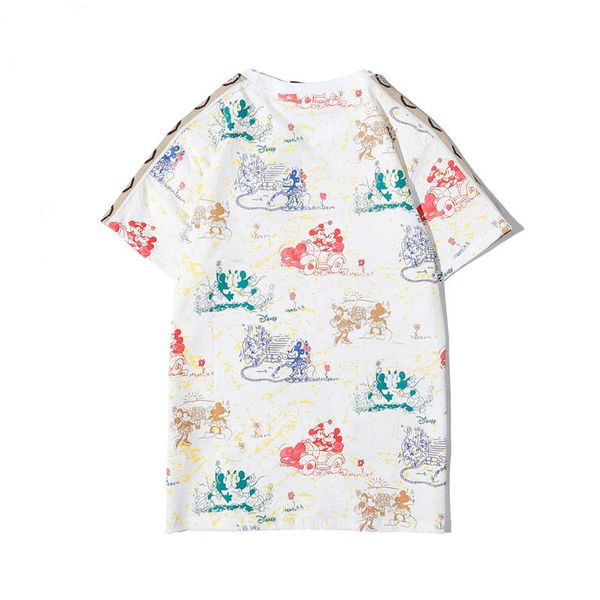 

brand designer mens t shirts fashion luxury t-shirt colorful crew neck mens tee shirts short sleeve clothing -2xl1, White;black