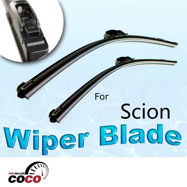 

2pcs 14"+26" oem aero bracketless type wiper arms windshield wiper blades wipers bracketless soft for scion xd 2008-2011