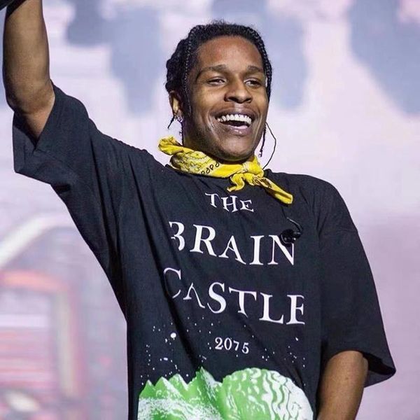 

asap rocky hip hop тенниска мозг замок 2075 печати черная футболка мужчины streetwear tops новый дизайн overszied футболках hflstx505, White;black