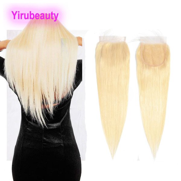 

бразильский необработанный человеческие волосы 613 # шнурок закрытие 4x4 средних свободные три часть 4x4 кружево закрытие 613 # блондинка пр, Black;brown