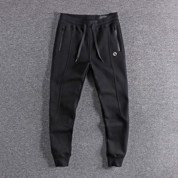 

2019 новое прибытие зима плюшевые, теплые, модные, трехмерные подходят, все вокруг мужские повседневные брюки высокого качества брюки продаж, Black