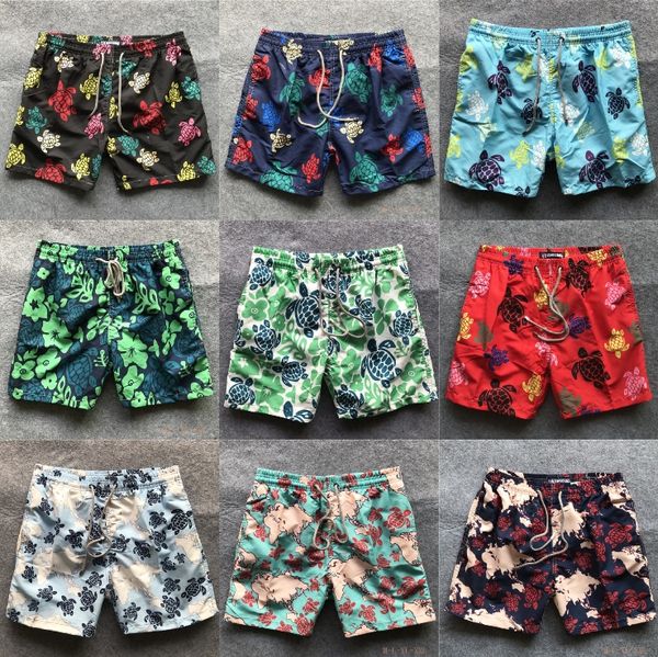 

turtle shorts for men summer surfing swim male fashion new raccoon short pant elastic pant for men, White;black