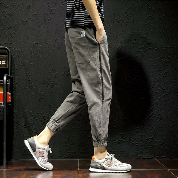 

2019 summer joggers men's sweatpants casual plus fat large size loose feet harlan trousers wild men's pants streetwear m-5xl, Black