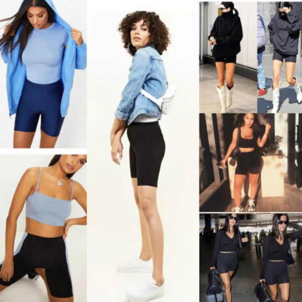 

woman designer luxury sports pant yoga shorts female peach buttocks tight sports pants fitness training shorts new quality, Black