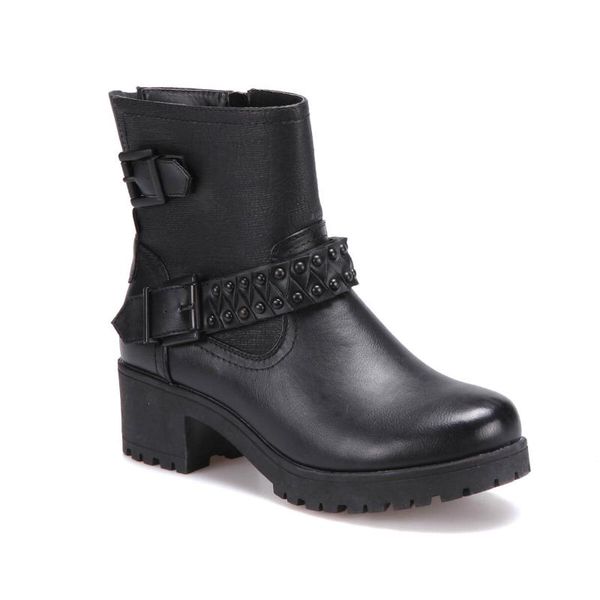 

flo b16421 black women boots butigo