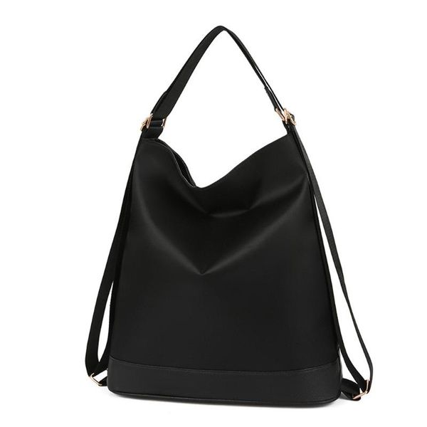

women ladies fashion retro handbag large capacity shoulder bags handbag nylon waterproof portable solid pure casual totes #v