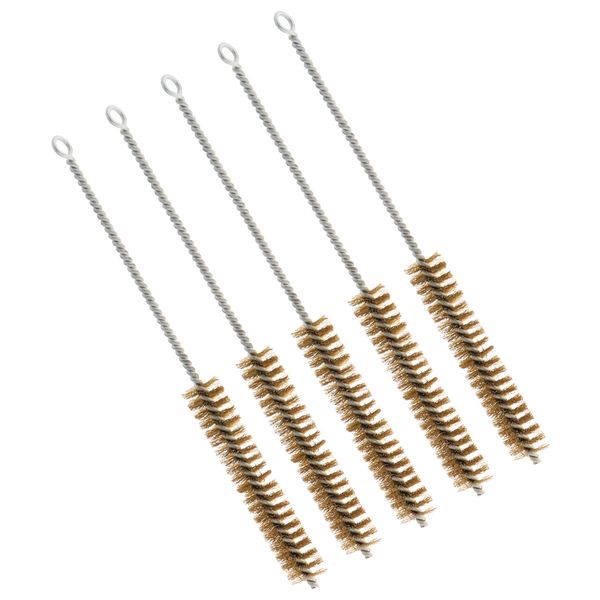 

5x brass щетиной precision bore щетки ювелирных изделий инструмент для чистки труб чистого