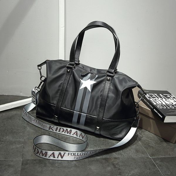 

2018 new style five-pointed star nylon oxford cloth backpack waterproof handbag shoulder women's bag manufacturers customizable