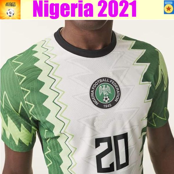 

2020 nigeria home soccer jersey 20 21 away maillot de foot nigeria okechukwu okocha ahmed musa mikel iheanacho football shirts, Black;yellow