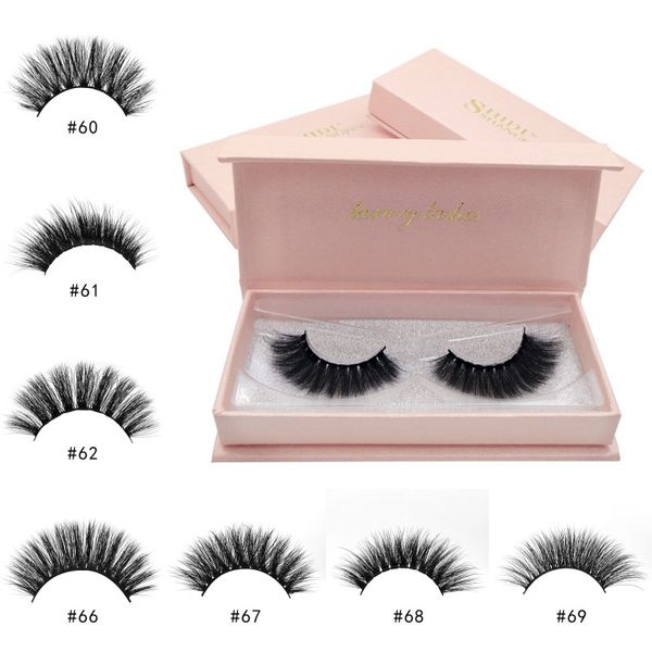 

3d mink false eyelashes natural long thick 3d fake eyelashes mink 3d lashes volume soft lashes eyelash extension with box