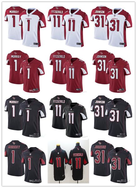 

Men 039 women 039 youth arizona 1 kyler murray 11 arry fitzgerald 31 david john on black red white cu tom cardinal football jer ey